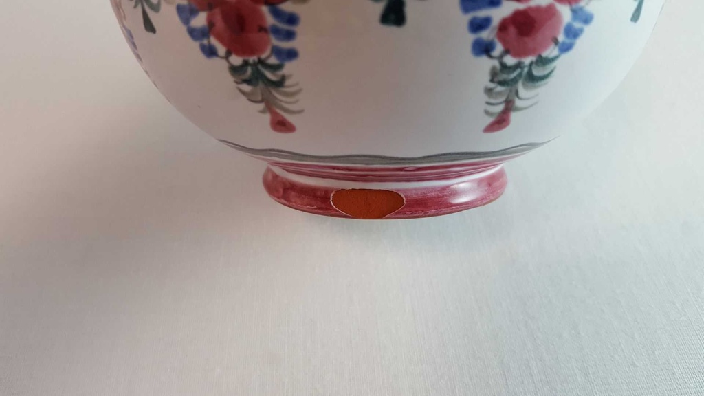[45814344] Krug mit Zinndeckel Original Keck Keramik gebraucht - akzeptabel Bild 9