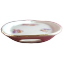 [45814347] Servierplatte Speiseplatte Fleischplatte Steakplatte Goldrand 44,8x17 cm Bauer & Pfeiffer Württemberg Floral gebraucht - gut Bild 2