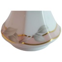 [45814348] Kerzenhalter Goldrand Winterling Marktleuthen Blättermotiv Rosa neu Bild 2