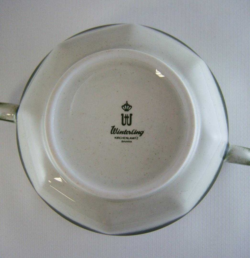 [4581435] Suppentasse Suppenbecher Winterling Kirchenlamitz Bergamo Grüner Rand gebraucht - sehr gut Bild 3
