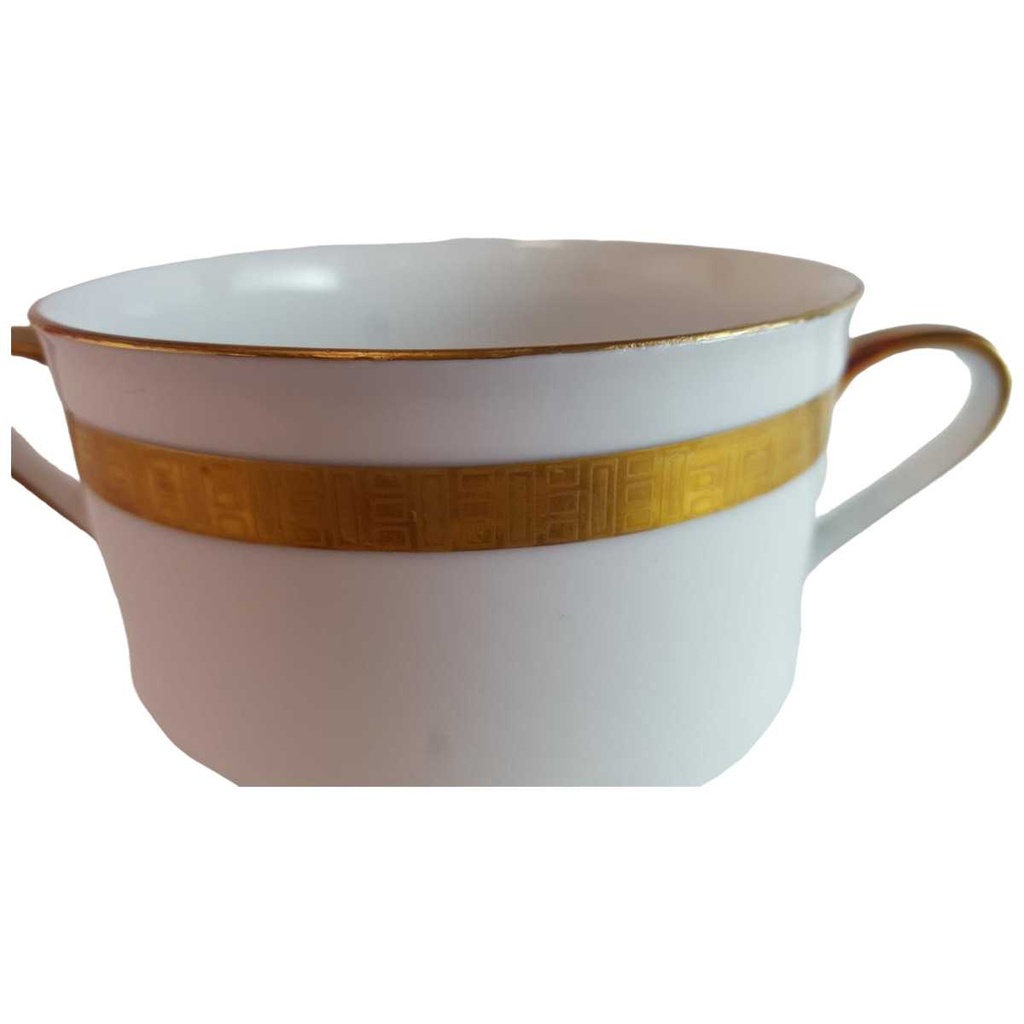 [45814362] Suppentasse Suppenbecher Goldrand Golddekor Eschenbach Alte Formen W5945 gebraucht - gut Bild 2