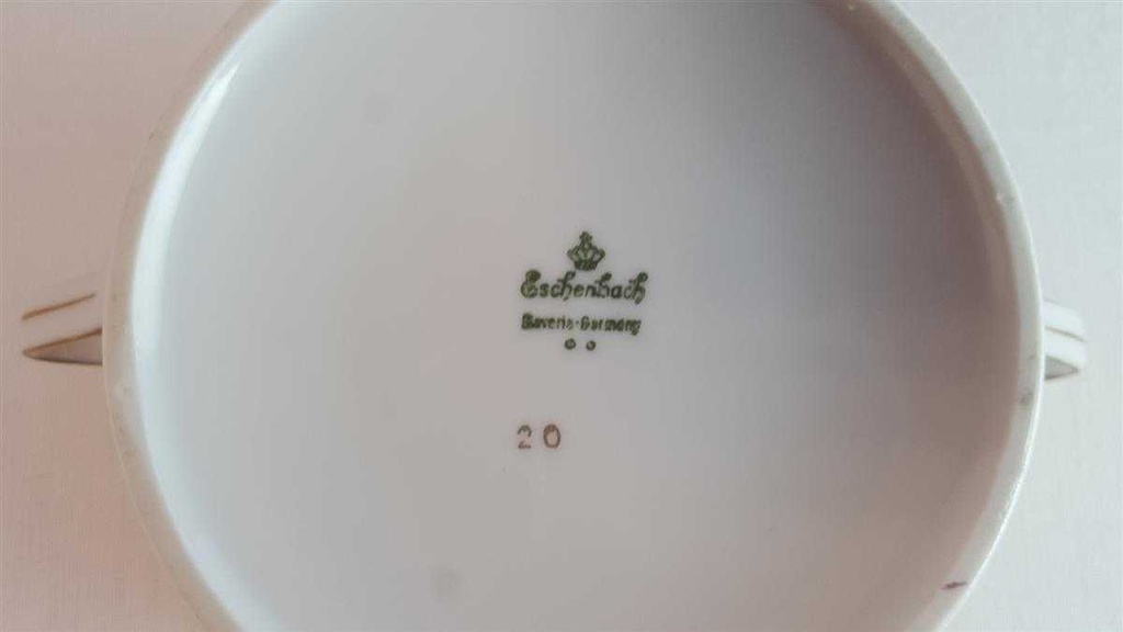 [45814362] Suppentasse Suppenbecher Goldrand Golddekor Eschenbach Alte Formen W5945 gebraucht - gut Bild 4