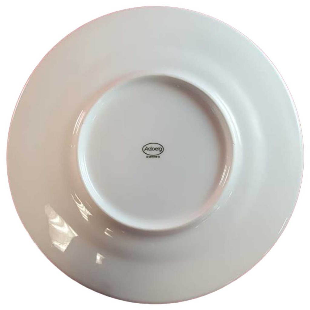 [45814371] Kuchenteller Dessertteller Frühstücksteller 21,5 cm Arzberg Grünrand gold Karo gebraucht - sehr gut Bild 2