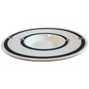 [45814372] Untertasse für Kaffee 13,8 cm Arzberg Grünrand gold Karo Grün gebraucht - sehr gut Bild 2