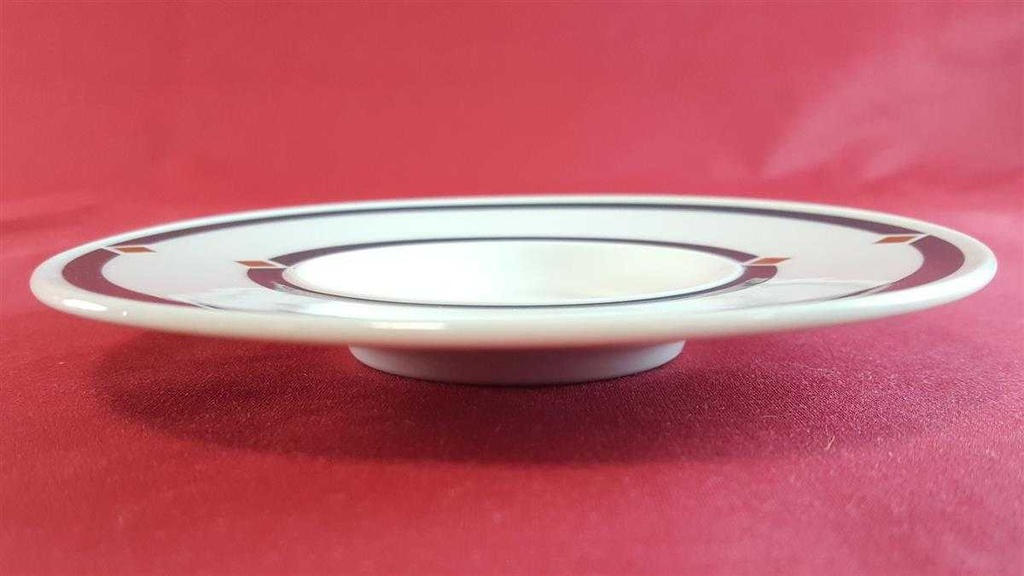 [45814372] Untertasse für Kaffee 13,8 cm Arzberg Grünrand gold Karo Grün gebraucht - sehr gut Bild 3