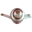 [45814386] Kaffeekanne Kanne 1,5 L Winterling Röslau weiß Relief braun gold Dekor gebraucht - sehr gut Bild 2