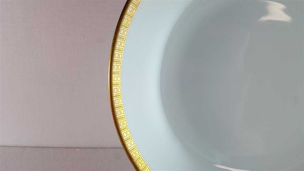 [45814390] Suppenteller Goldrand Golddekor 21,2 cm Eschenbach Alte Formen W5945 gebraucht - sehr gut Bild 2