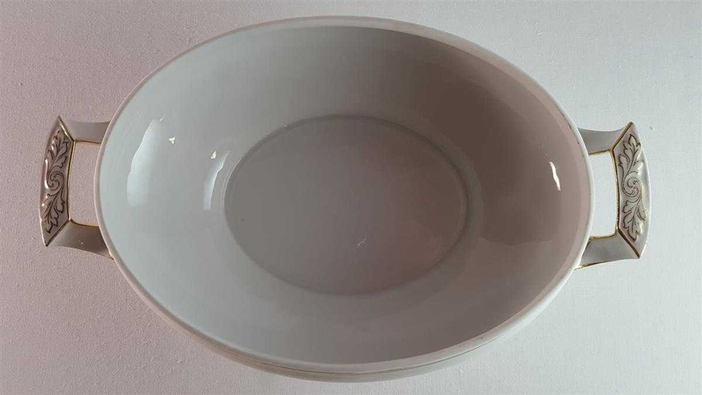 [45814392] Ragoutterrine Servierschüssel Golddekor 1,2 L Zeh Scherzer weiß Bavaria gebraucht - gut Bild 4