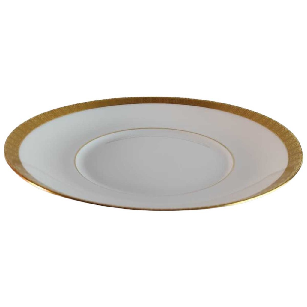 [45814393] Untertasse für Suppe Goldrand Golddekor 16,7 cm Eschenbach Alte Formen W5945 gebraucht - sehr gut Bild 2