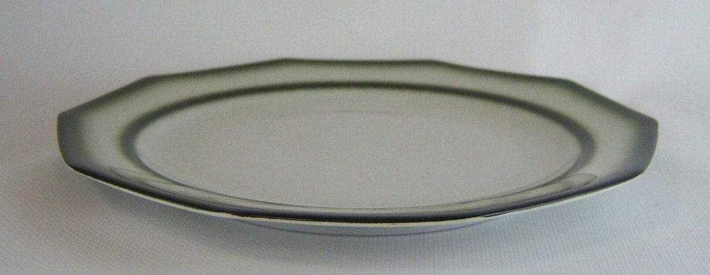 [4581440] Brotteller 16,8 cm Winterling Kirchenlamitz Bergamo Grüner Rand gebraucht - sehr gut Bild 2