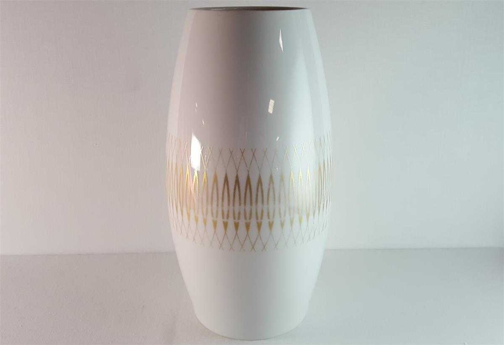 [45814402] Blumenvase Golddekor 24 cm Thomas Porzellan Weiß gebraucht - gut Bild 3