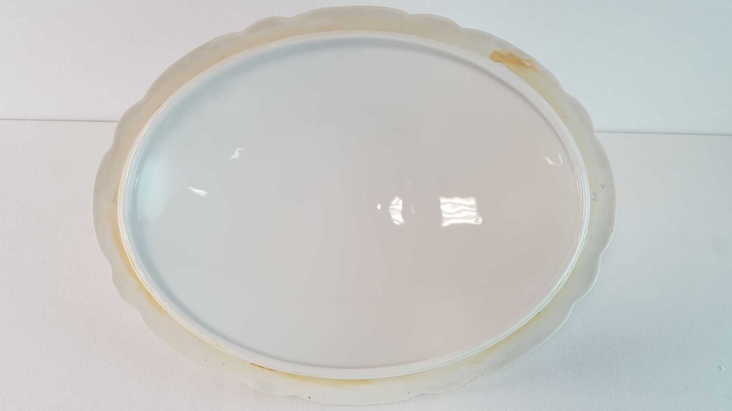 [45814404] Ragoutterrine Servierschüssel Golddekor 1,5 L Zeh Scherzer weiß Bavaria gebraucht - akzeptabel Bild 4