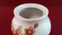 [45814407] Zuckerdose Winterling Kirchenlamitz Rot Rotrosa Blume Relief Form gebraucht - akzeptabel Bild 7