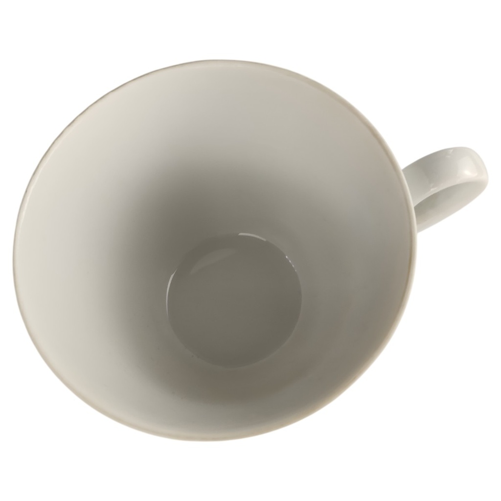 [45814408001-T] Kaffeetasse Tasse Winterling Kirchenlamitz Rot Rotrosa Blume Relief Form gebraucht - gut Bild 3