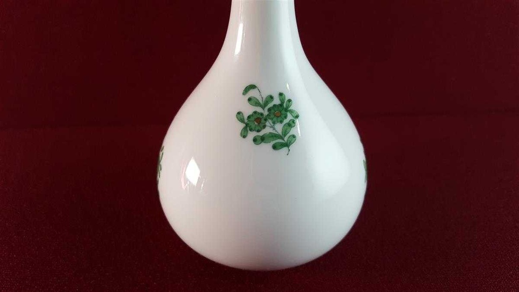 [45814414] Tischvase Blumenvase 13 cm Herend Ungarn Apponyi Grün gebraucht - sehr gut Bild 5