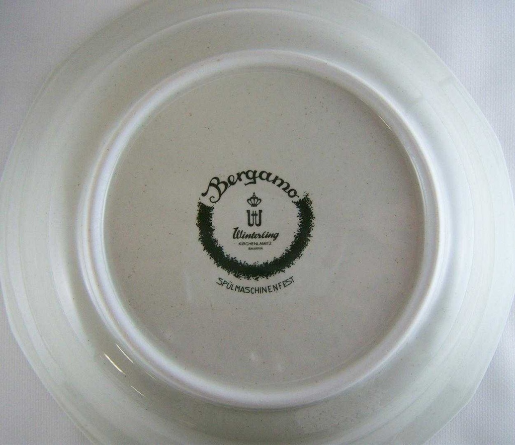 [4581445] Gemüseschüssel 22 cm Winterling Kirchenlamitz Bergamo Grüner Rand gebraucht - sehr gut Bild 4