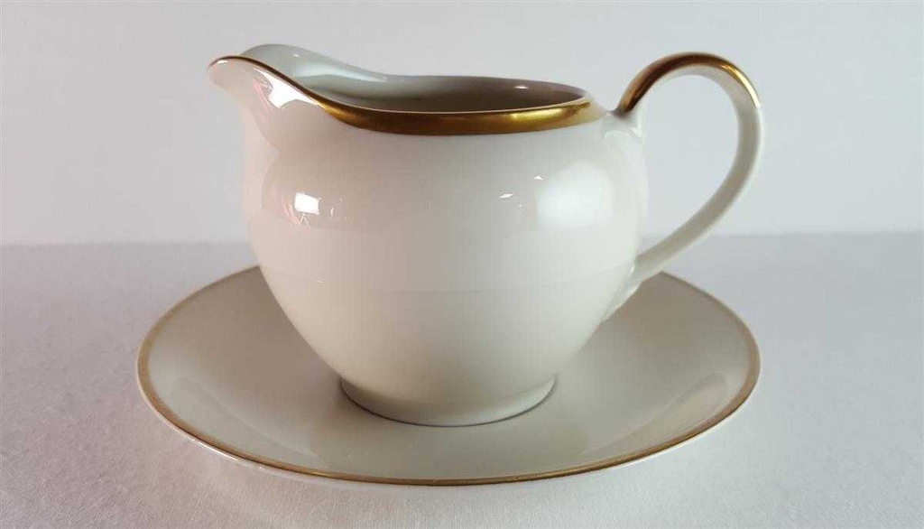 [45814459] Zuckerdose Milchkännchen und Goldrand Geidlitz Friederike elfenbein Beige gebraucht - sehr gut Bild 6
