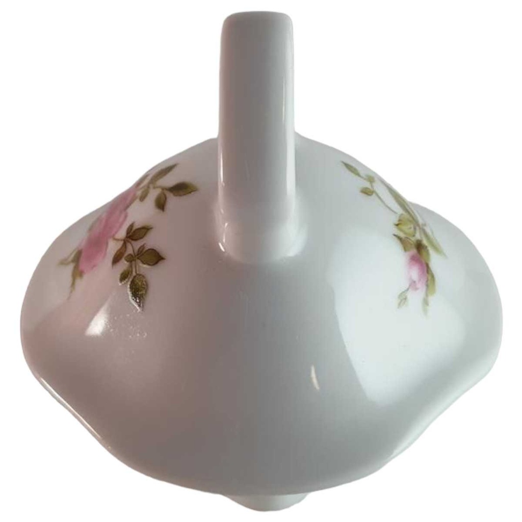 [45814461] Ersatzdeckel für Kaffee /Teekanne Winterling Schwarzenbach Rosa Rosen gebraucht - sehr gut Bild 2