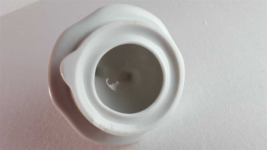 [45814461] Ersatzdeckel für Kaffee /Teekanne Winterling Schwarzenbach Rosa Rosen gebraucht - sehr gut Bild 4