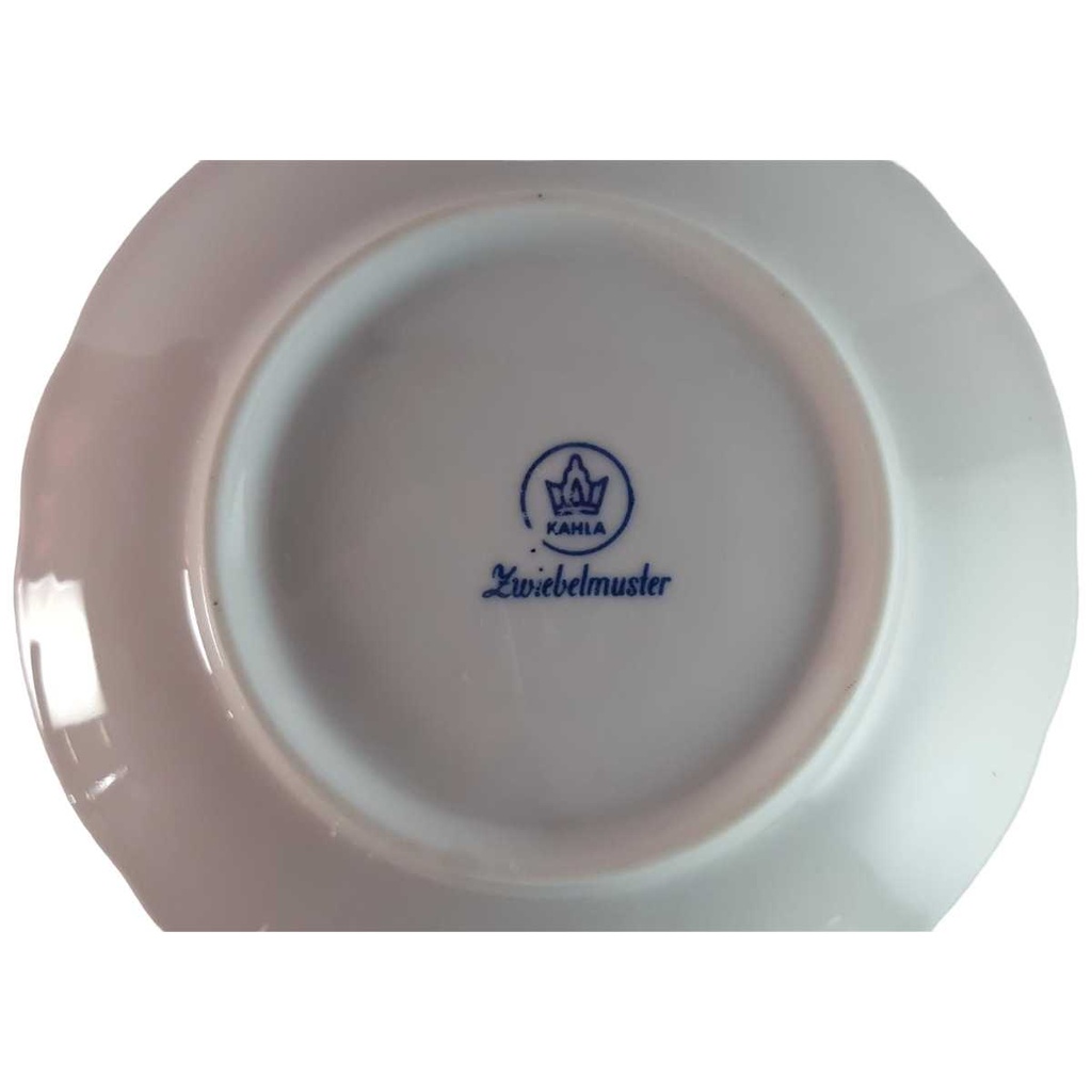[45814465] Untertasse für Kaffee 14,6 cm Kahla Zwiebelmuster gebraucht - gut Bild 2