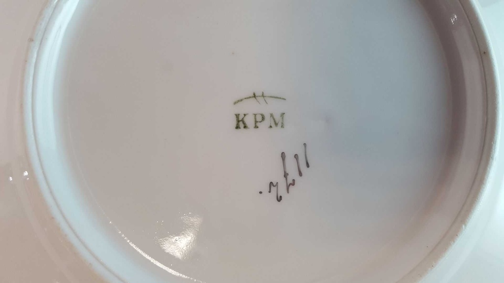 [45814475] Teller Sammelteller 19,8 cm KPM Krister gebraucht - akzeptabel Bild 7