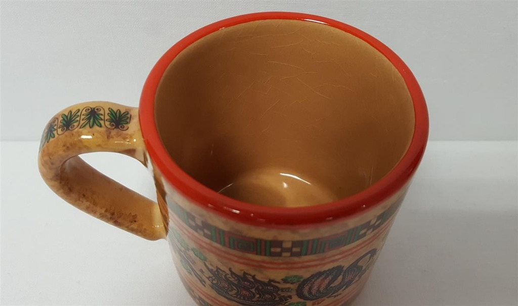 [45814490] Becher mit Griff 8,6 cm Neofitou Keramik gebraucht - gut Bild 5