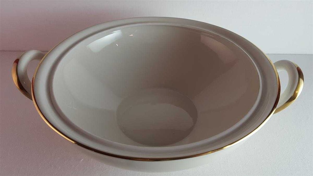 [45814495] Ragoutterrine Suppenterrine Suppenschüssel Servierschüssel Golddekor 1,15 L Edelstein Bavaria 18238 gebraucht - sehr gut Bild 8