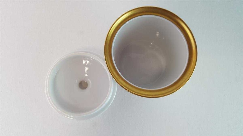 [45814499] Zuckerdose Goldrand Thomas Porzellan Form 3001 Scharrer Entwurf gebraucht - sehr gut Bild 3