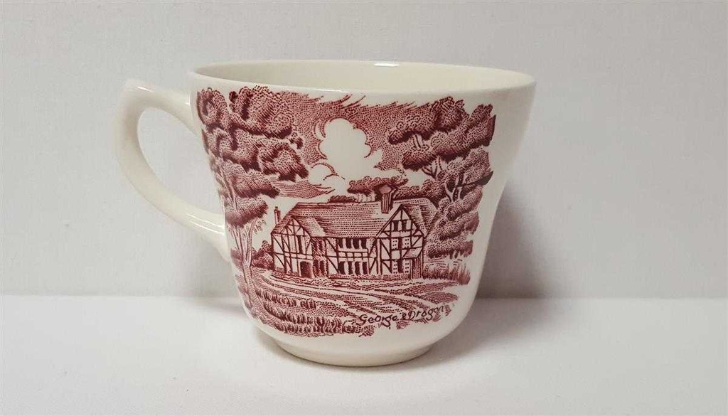 [45814515] Kaffeetasse Tasse Grindley English Country Inns Rot gebraucht - sehr gut Bild 3