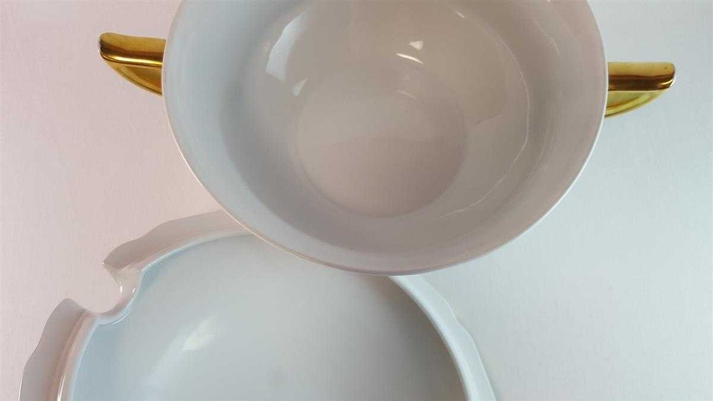 [45814516] Suppenschüssel 2,5 L Bohemia gebraucht - gut Bild 6