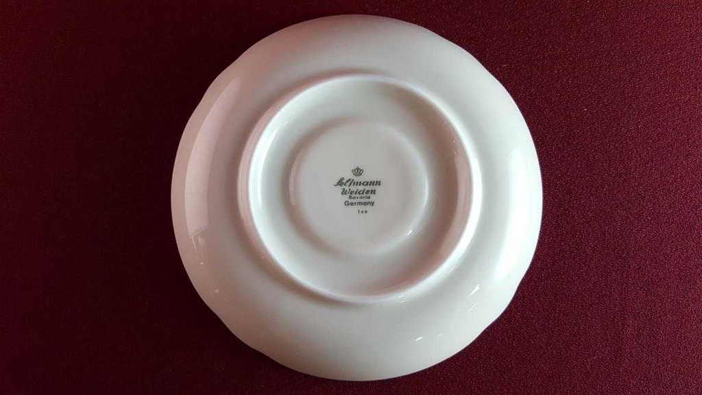 [45814528] Untertasse 14,7 cm Seltmann Weiden Marie Luise Uni Weiß gebraucht - neuwertig Bild 3