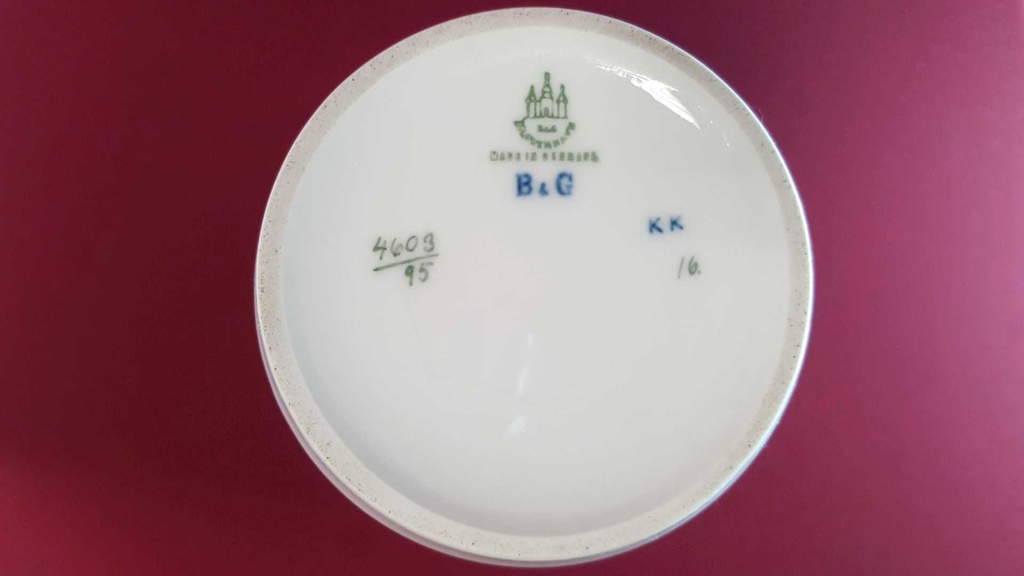 [45814530] Vase 27,5 cm Bing & Grondahl Weiß gebraucht - gut Bild 5