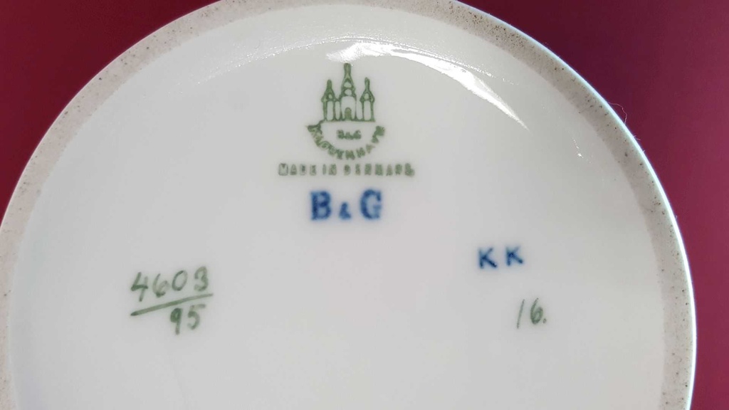 [45814530] Vase 27,5 cm Bing & Grondahl Weiß gebraucht - gut Bild 6