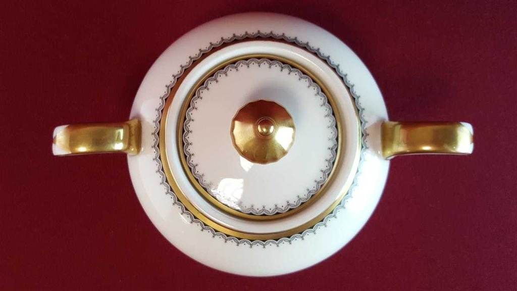 [45814537] Zuckerdose Eschenbach Alte Formen Goldbordüre 05770 gebraucht - sehr gut Bild 3