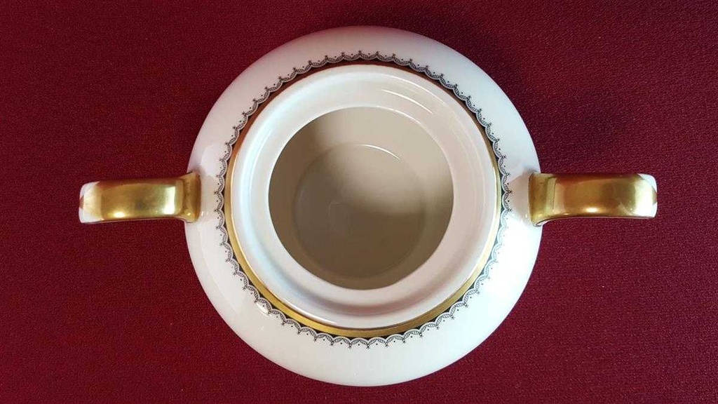 [45814537] Zuckerdose Eschenbach Alte Formen Goldbordüre 05770 gebraucht - sehr gut Bild 4