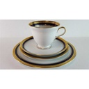 [45814561] Kaffeegedeck Kaffeeset Komplett Golddekor 4tlg 3tlg Hutschenreuther Cardiff Kobaltblau Blau gebraucht - sehr gut Bild 3