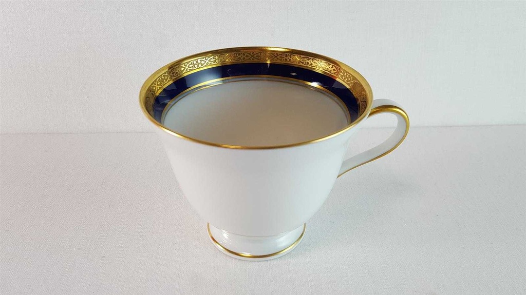 [45814561] Kaffeegedeck Kaffeeset Komplett Golddekor 4tlg 3tlg Hutschenreuther Cardiff Kobaltblau Blau gebraucht - sehr gut Bild 4