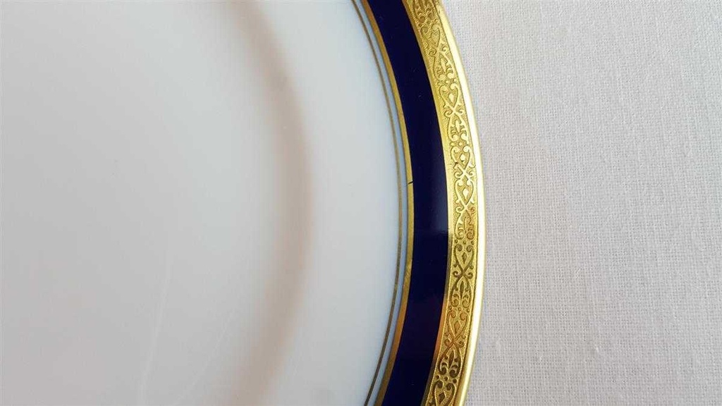 [45814561] Kaffeegedeck Kaffeeset Komplett Golddekor 4tlg 3tlg Hutschenreuther Cardiff Kobaltblau Blau gebraucht - sehr gut Bild 8