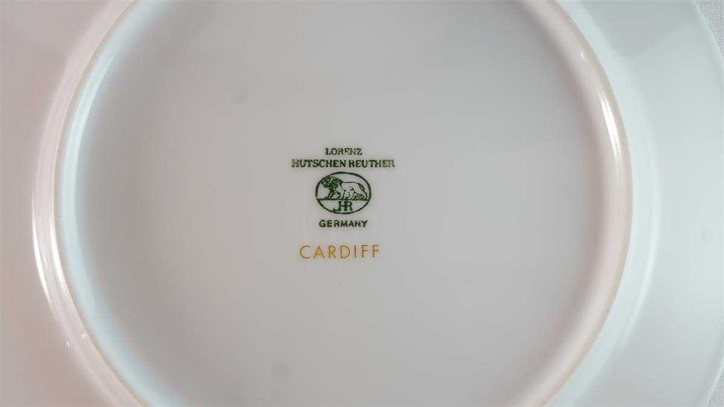 [45814561] Kaffeegedeck Kaffeeset Komplett Golddekor 4tlg 3tlg Hutschenreuther Cardiff Kobaltblau Blau gebraucht - sehr gut Bild 9