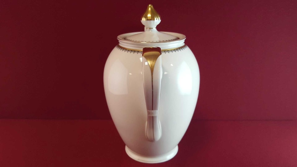 [45814576] Kaffeekanne Kanne 1,7 L Eschenbach Alte Formen Goldbordüre 05770 gebraucht - gut Bild 3