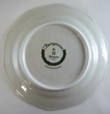 [4581458] Untertasse für Suppe 16,5 cm Winterling Kirchenlamitz Bergamo Grüner Rand gebraucht - sehr gut Bild 4