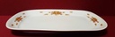 [45814580] Servierplatte Speiseplatte Fleischplatte Steakplatte 35,2x23,7 cm Mitterteich Form 2040 Sissi braun goldene Blumen gebraucht - gut Bild 3