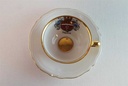 [45814594] Mokkatasse mit Untertasse Tasse Espressotasse Goldrand 2tlg Seltmann Weiden Marie Luise gebraucht - gut Bild 3