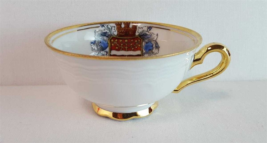 [45814594] Mokkatasse mit Untertasse Tasse Espressotasse Goldrand 2tlg Seltmann Weiden Marie Luise gebraucht - gut Bild 5