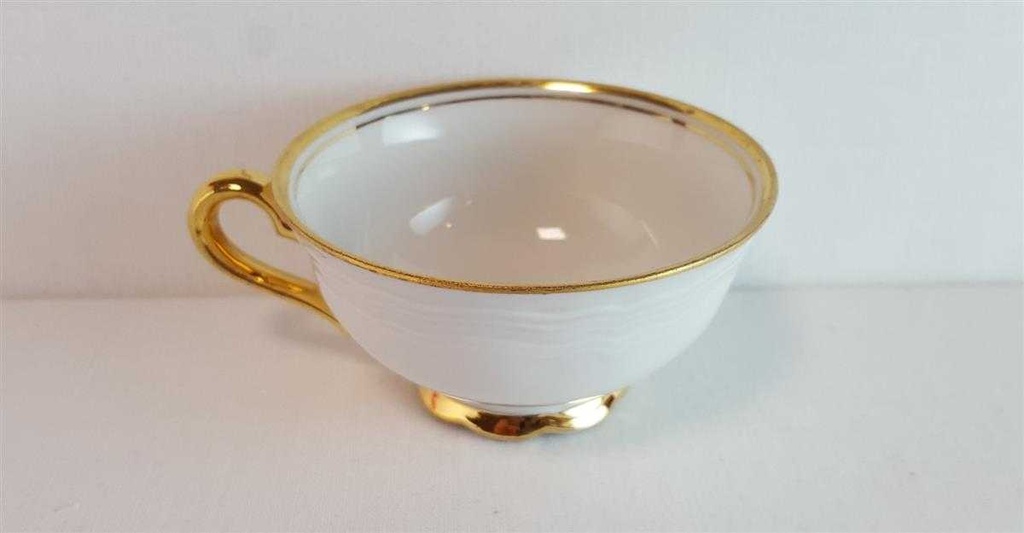 [45814594] Mokkatasse mit Untertasse Tasse Espressotasse Goldrand 2tlg Seltmann Weiden Marie Luise gebraucht - gut Bild 6