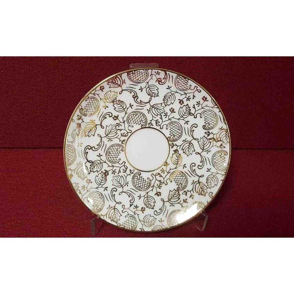 [45814597] Sammeltasse Golddekor 2tlg Leni Parbus Porzellanmalerei gebraucht - gut Bild 3