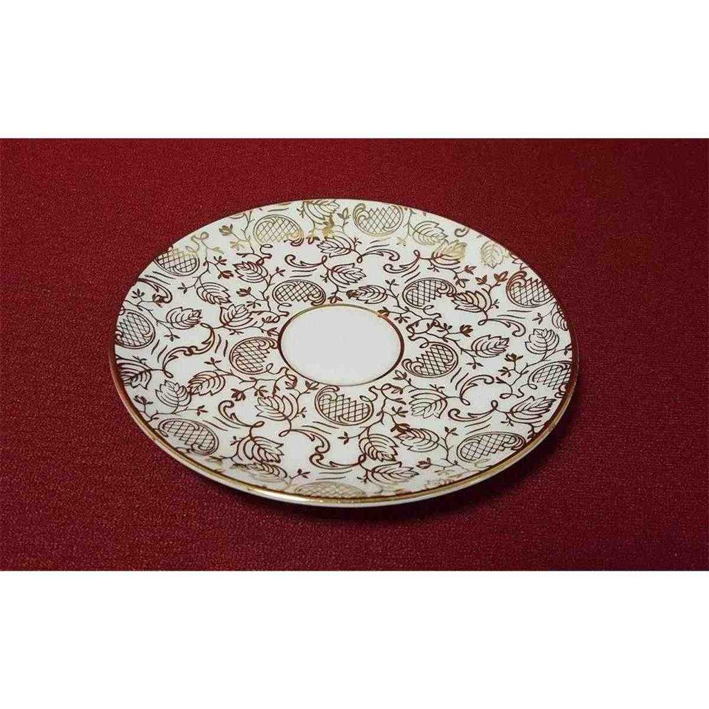 [45814597] Sammeltasse Golddekor 2tlg Leni Parbus Porzellanmalerei gebraucht - gut Bild 4