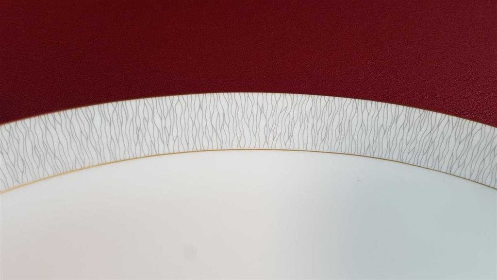[45814598] Fleischplatte groß 40x26,8 cm Königl. pr. Tettau Ria 1347 grauer Rand gebraucht - sehr gut Bild 2