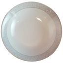 [45814603] Schüssel 24,5 cm Königl. pr. Tettau Ria 1347 grauer Rand gebraucht - sehr gut Bild 2