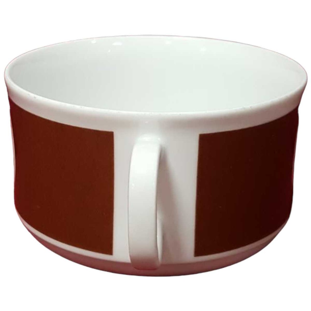 [45814609] Suppentasse Suppenbecher Seltmann Weiden Weiß Braun gebraucht - gut Bild 2